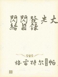 闪闪发光大团圆结目录