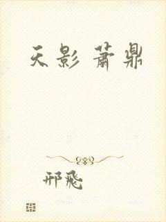 天影 萧鼎封面