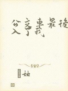 公交车最后一排入了我