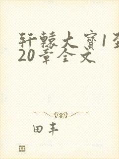 轩辕大宝1至720章全文