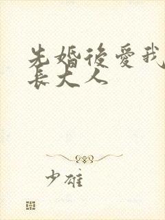 先婚后爱我的市长大人