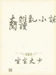 大杂乱小说目录阅读封面