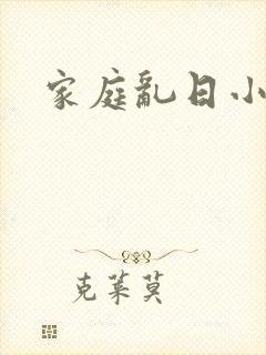 家庭乱日小说