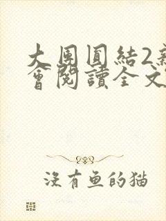 大团圆结2亲情会阅读全文