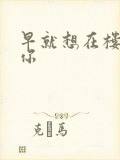 早就想在楼梯要你