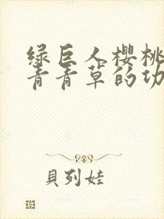 绿巨人樱桃荔枝青青草的功效