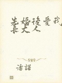 先婚后爱我的市长大人