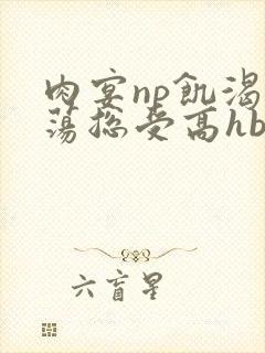 肉宴np饥渴放荡总受高hbl