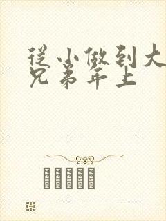 从小做到大骨科兄弟年上封面