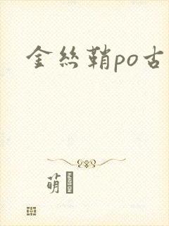 金丝鞘po古言封面