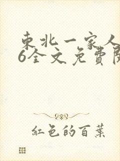 东北一家人1一6全文免费阅读封面