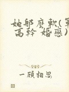 她那么软(军婚 高干 婚恋)完结