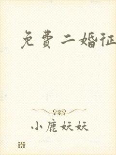 免费二婚征婚网封面