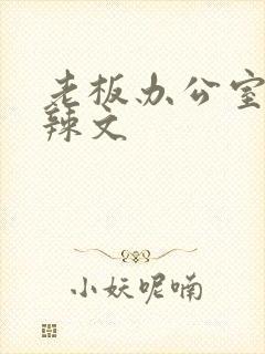 老板办公室系列辣文