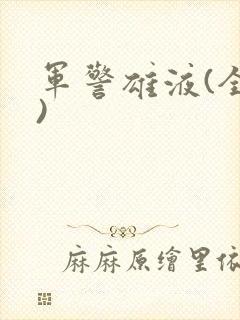 军警雄液(全篇)封面