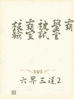 校霸被学霸压实验室试管封面