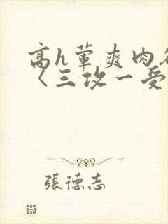 高h荤爽肉欲文〈三攻一受