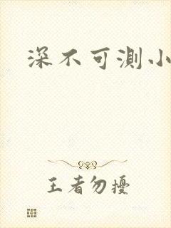 深不可测小说封面