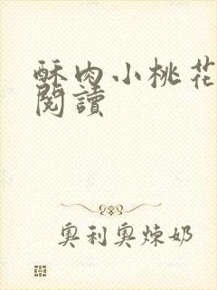 酥肉小桃花全文阅读