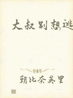 大叔别想逃封面