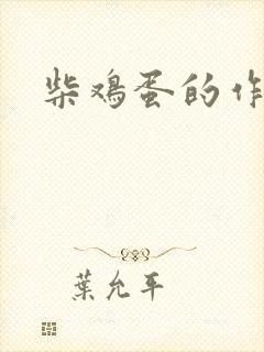 柴鸡蛋的作品