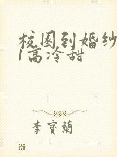 校园到婚纱1V1高冷甜