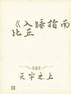 《入睡指南》卡比丘封面