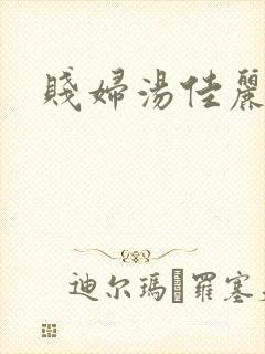 贱妇汤佳丽封面