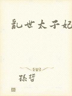 乱世太子妃封面