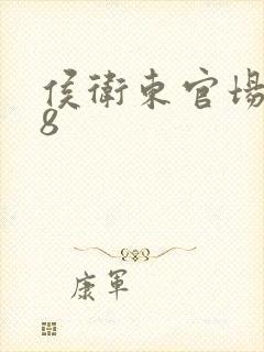 侯卫东官场笔记8