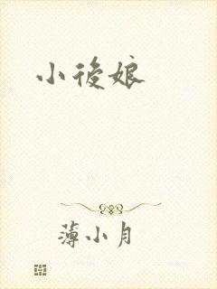小后娘封面