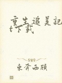 重生追美记txt下载