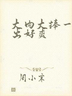 大肉大捧一进一出好爽封面