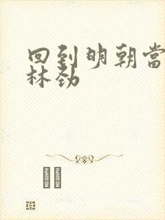 回到明朝当王爷林劲