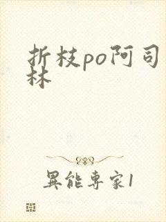 折枝po阿司匹林封面