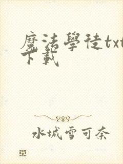 魔法学徒txt下载