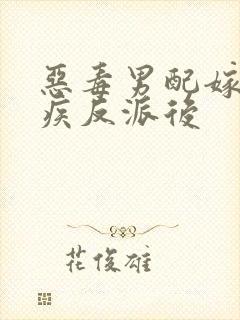 恶毒男配嫁给残疾反派后封面