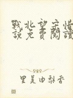 战北望宋惜惜小说免费阅读全文封面