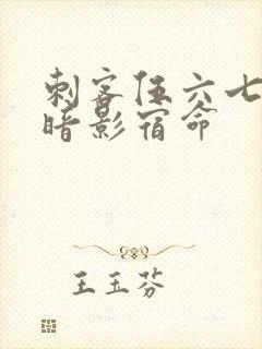 刺客伍六七4季暗影宿命封面