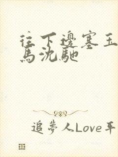 往下边塞玉器骑马沈驰