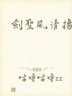 剑圣风清扬封面