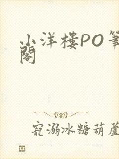 小洋楼PO笔趣阁