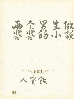 两个男生做酿酿酱酱的小说