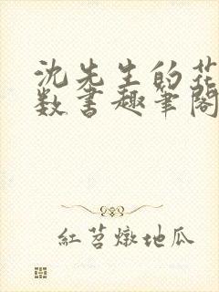 沈先生的花式调数书趣笔阁封面