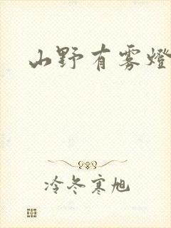 山野有雾灯封面