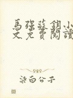 马强苏钥小说全文免费阅读最新章节