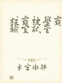 校霸被学霸压实验室试管