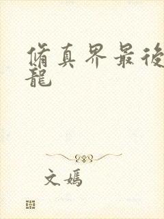 修真界最后一条龙