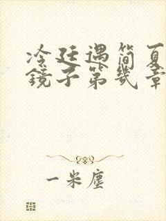 冷廷遇简夏对着镜子第几章