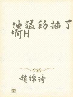 他猛的插了进去啊H